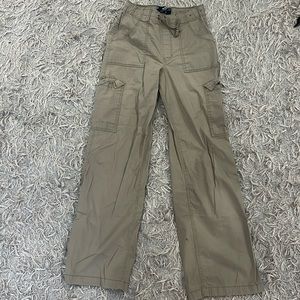 Green/Beige cargo pants